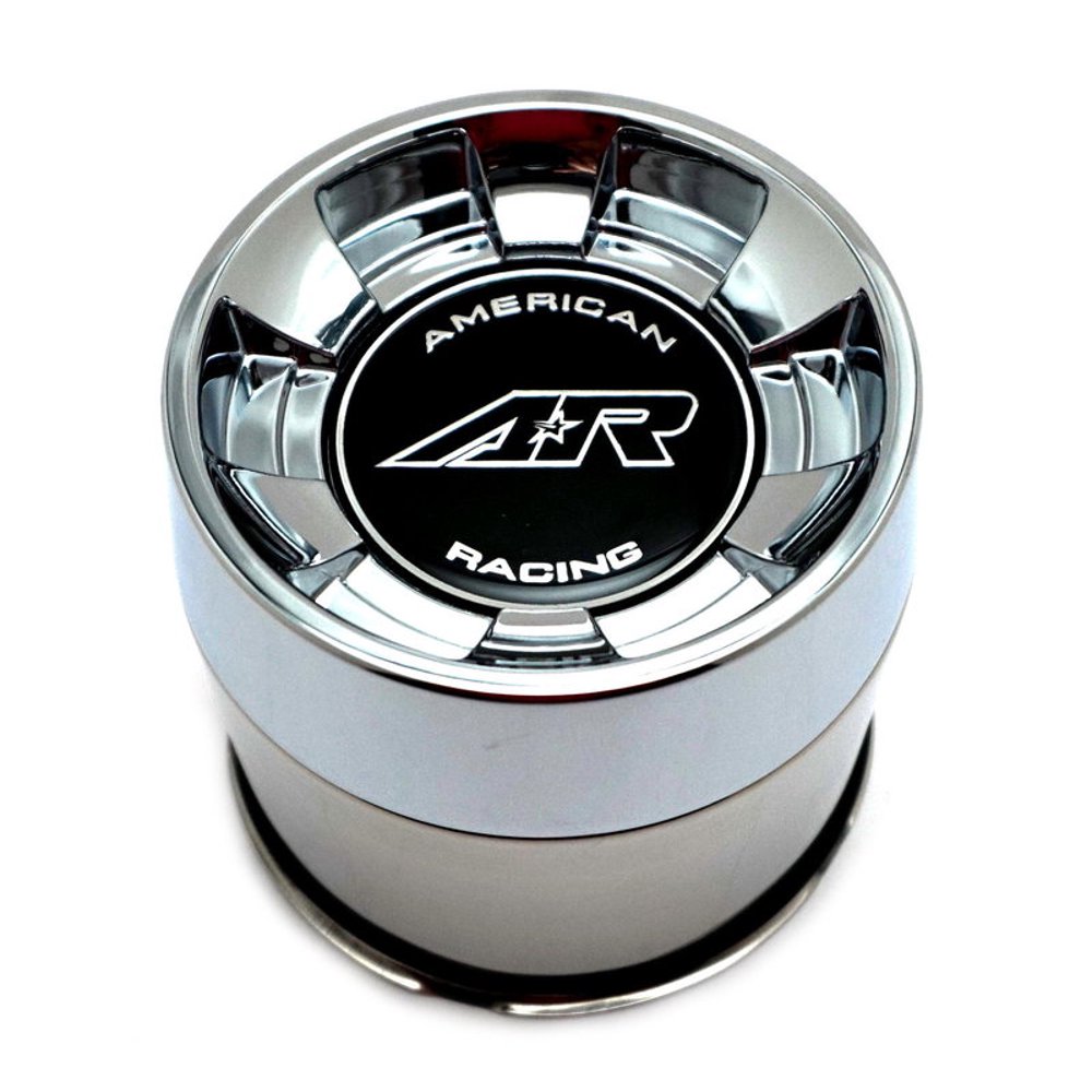American Racing PVD Chrome PushThru Wheel Center Hub Cap 5 Lug 5x150