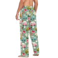 thumbnail image 3 of FORMRS Mens Pajama Pants with Pockets Cotton Sleepwear Lounge Bottoms Sizes S-2XL, Green Cartoon Trucks Pattern, 3 of 7
