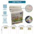 thumbnail image 6 of Easter Eggs Table Runner 72 Inches, Spring Flowers Truck Leaves Butterflies Beige Bed Runner Dresser Scarves Tabletop for Indoor Outdoor Parties/Ceremony/Banquet, 18" x 72", 6 of 8