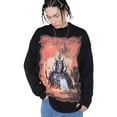 thumbnail image 2 of Niepce Inc Street Wear Knitted Sweater Men Skull Graphic Crewneck Sweatshirt 2021, 2 of 8