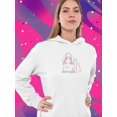 thumbnail image 2 of Colorful Dog Portrait Hoodie Women -SPIdeals Designs, Female 4X-Large, 2 of 4