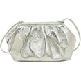thumbnail image 1 of LHSHID Women Patent Leather Evening Bag Cloud Purse Clutch Dumpling Bag Ruched Shoulder Bag Pleated Clip Purses Crossbody Bag, 1 of 7