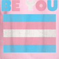 thumbnail image 3 of CafePress - Be You Transgender Flag LGBTQ Pride Month Vintage - Pullover Hoodie, Hooded Sweatshirt, 3 of 4