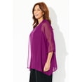 thumbnail image 4 of Catherines Women's Plus Size Ritzy Cardigan & Tank Set, 4 of 6