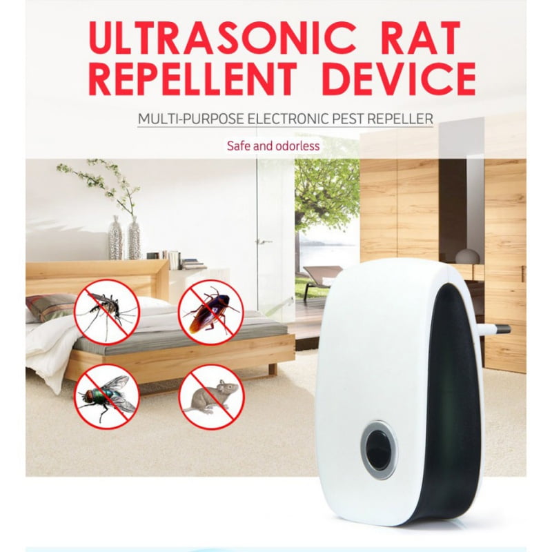 4XUltrasonic Insect Pest Repeller Anti Rat Mouse Bug Mosquito Plug-in Electronic 