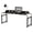 Black, variant on Overbed Table with Wheels, Adjustable Legs Height Rolling Over Bed Desk, Heavy Duty Laptop Table for Hospital and Home, 120x40cm, 350lbs Weight Capacity