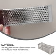 thumbnail image 2 of Tube à Granulés Carré en Acier Inoxydable de 6 Pouces pour Barbecue, 2 of 8