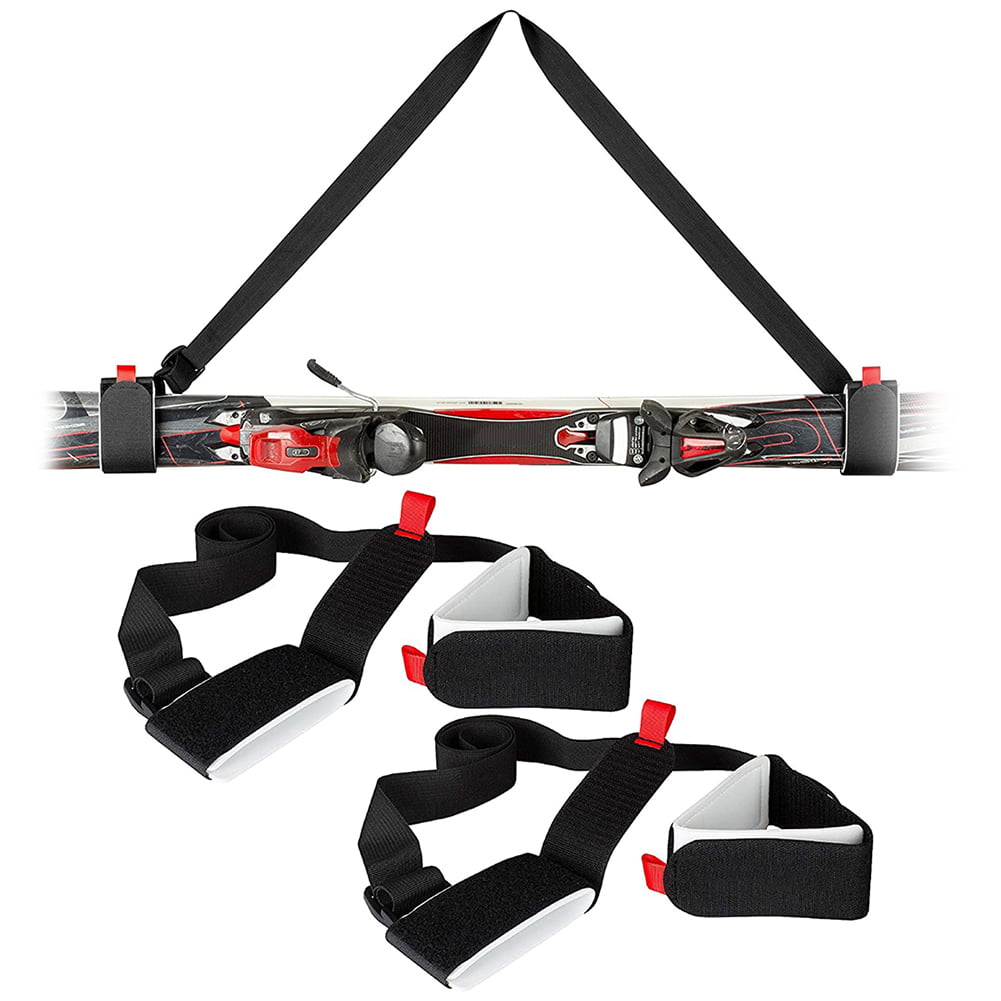 A Adjustable Ski Carrier Loop Strap Snowboard Shoulder Fixation Lash 