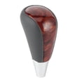 thumbnail image 3 of Pomo de cambio de marchas Accesorio modificado para automóvil Compatible con Lexus ES240/250/300/350 2005-2014 Cuero gris + madera de durazno, 3 of 14