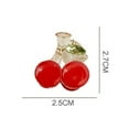thumbnail image 6 of Eoperou Cute Cherry Shape Hair Pin Metal Spring Sweet Fruit Bang Non-slip Small Hair Claw Fashion Accessories, 6 of 8