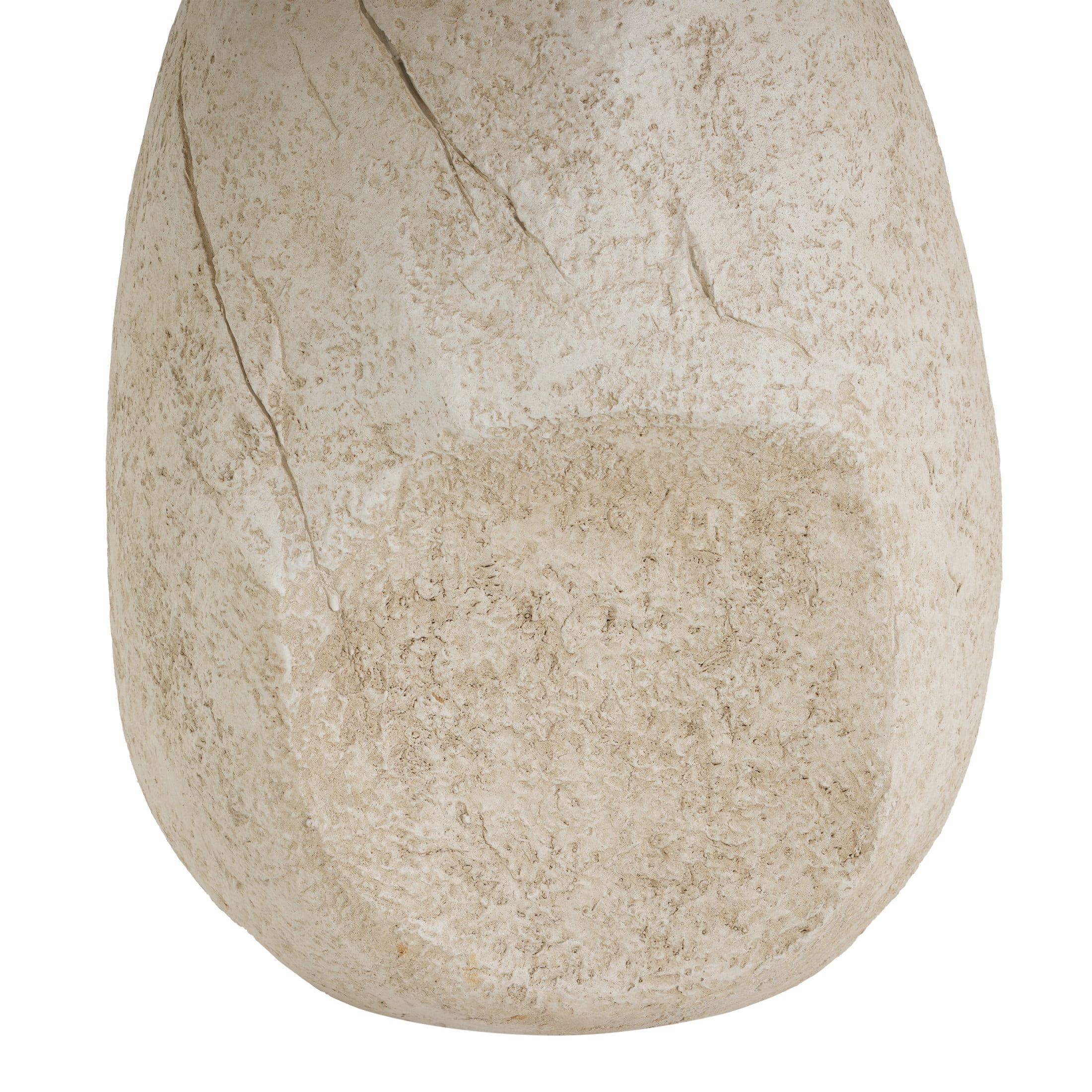 Christopher Knight Home Outdoor MGO Accent Side Table, Pear-Shape with Faux Wood Grain Top, Beige