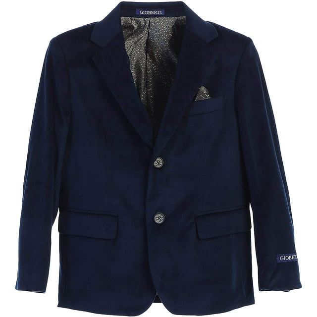 Gioberti Blazer en Velours Formel pour Enfants et Garçons