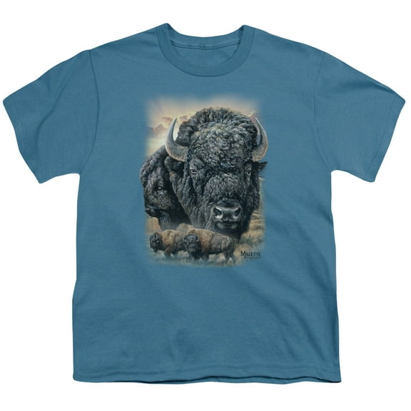 Wild WingS/SunsE.T. Buffalo S/S Youth 18/1 T-Shirt Slate