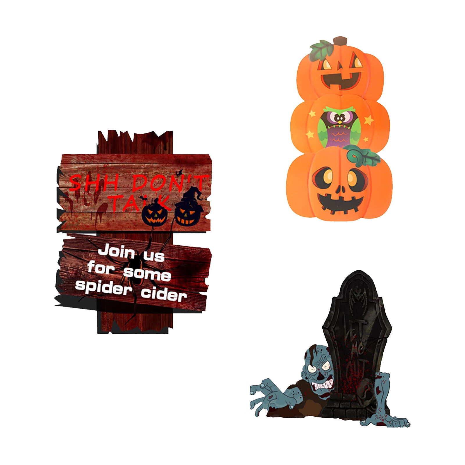 BOSTEY Stand Stand Halloween Cardboard Creative DIY Halloween Plastic