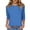 Blue, variant on Fashion Fall Saving Woman's Blouse Women's Shirts Fall Women 3/4 Sleeve Tops Loose Fit Women's Blouses my reorder list