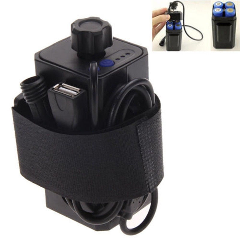 8.4V 4x 18650 Waterproof Battery Pack Case Box House Cover For Bicycle Bike ！ 