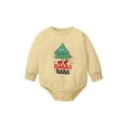 thumbnail image 1 of Gureui Newborn Infant Baby Girls Boys Autumn Casual Romper, Long Sleeve O Neck Christmas Cartoon Print Pattern Playsuit Streetwear, 1 of 9