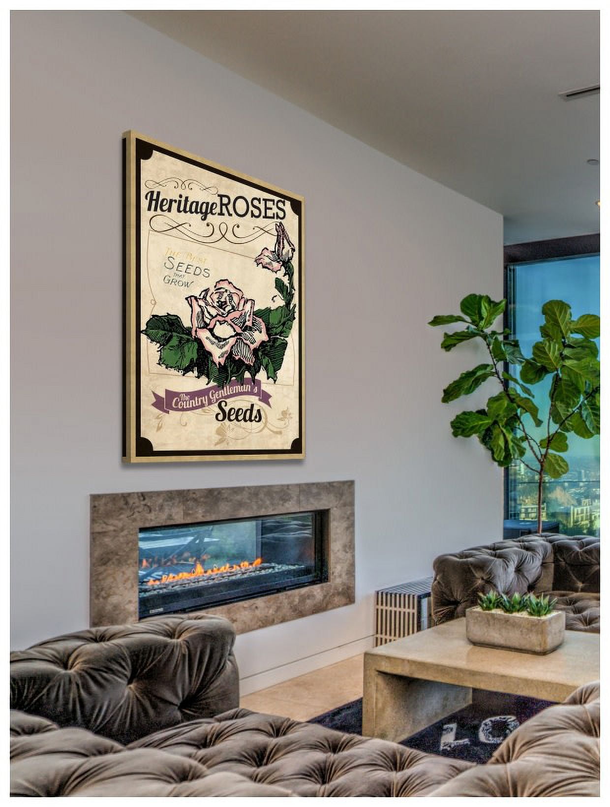 Marmont Hill "Flower Packet Roses" Painting Print on Canvas