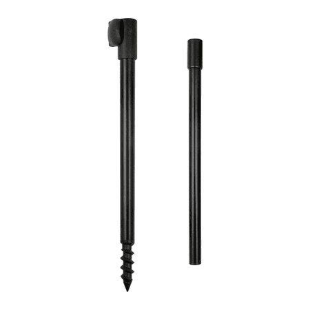 GRIMPEX Aluminum Alloy Fishing Rod Holder 3 Sizes Adjustable Spiral Head Base for Bank 30-50cm