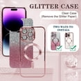 thumbnail image 3 of for Magnetic iPhone 14 Pro Max Phone Case with Full Camera Lens Protector [Compatible with Magsafe][N52 Magnets] Luxury Plating Cute Bling Clear 14 Pro Max Case for Women Men Girls, Pink, 3 of 12