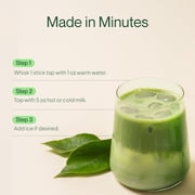 Morning Made Ceremonial Grade Organic Matcha Latte Powder, Vanilla, 10 pack (0.18oz ea)