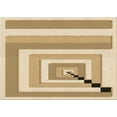thumbnail image 1 of Ahgly Company Indoor Rectangle Patterned Cinnamon Brown Area Rugs, 2' x 5', 1 of 6