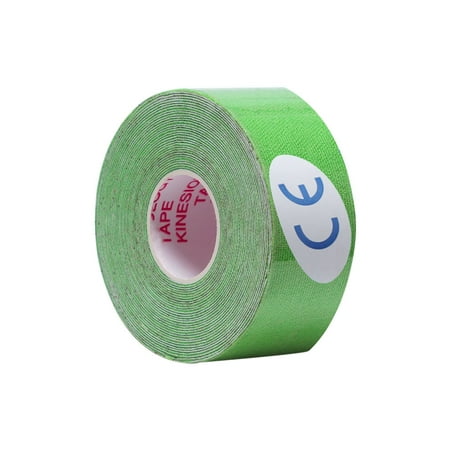 Muscle Tape Elastic Sport Muscle Bandage recovery muscle tape Gym Fitness  Recovery Joint Strap, Light Green, 2.5cm x 5m