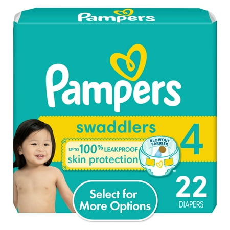 Pampers Swaddlers Active Baby Diaper Size 4 22 Count (Select for More Options)