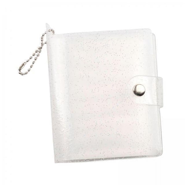 4x Lindo Mini Álbum de Fotos Tarjetero Porta Tarjetas de Visita Bolsa Llavero Tiene Capacidad para 36 Fotos para Fotos de 6,5 X 8,9 Cm, Diseño Moderno 4 piezas