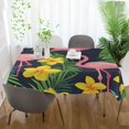 thumbnail image 3 of Yayeee Tablecloths 60" x 60" Rectangle Wrinkle Resistant Party Table Cover, Flamingo Pattern, 3 of 8