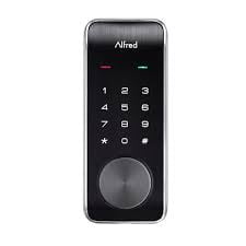 Alfred DB2-B Smart Door Lock Touchscreen Keypad Pin + Bluetooth + Key Entry in Chrome