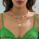thumbnail image 5 of Gargantilla de 3 Piezas en Capas Yuyangstore Decoración Bohemia Y2K Collar colgante, 5 of 7