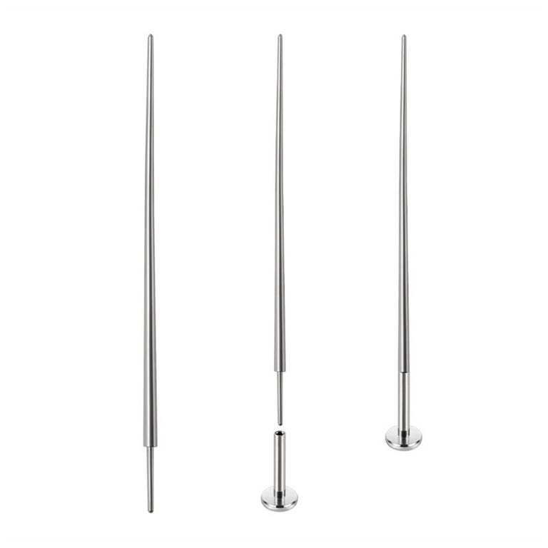 2 Pcs Steel Piercing Taper Insertion Pin 14G/16G/18G Taper Insertion Pins
