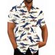 thumbnail image 3 of Camisas hawaianas con estampado 3D de avión de combate para hombre, camisas casuales de manga corta con botones, camisetas de hip hop para hombre, ropa de calle, 3 of 5