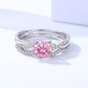 thumbnail image 1 of Anillo de moissanita de 1 quilate de plata esterlina s925 Anillo de sentido europeo y americano para mujer, 1 of 6