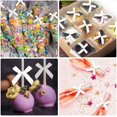 thumbnail image 6 of 50 Pieces Mini Satin Ribbon Twist Tie Bows, DIY Twist Tie Bows, Crafts Tying Up for Halloween Christmas Wedding Gift Wrapping Candy Treat Bags Decoration, 6 of 7