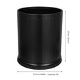 thumbnail image 2 of GAXIRE Recycling Bin for Bedroom Black Carbon Steel 1Set Easy Disposal for General Users, 2 of 8