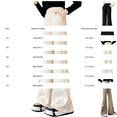thumbnail image 2 of EnJoCho Teen Girls Kids Tween Cute Flare Leggings Bow Wide Leg Stretchy Elastic High Waisted Yoga Dance Pants 𝖸2k Trendy Botcut Bottoms Athletic Casual Streetwear Fashion, 2 of 8