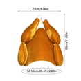 thumbnail image 3 of Thanksgiving Turkey Hat with Faux for Adults, Funny Party Hat for Halloween Party Decorations, Thanksgiving Decorations for Fall Party Decor, 3 of 7