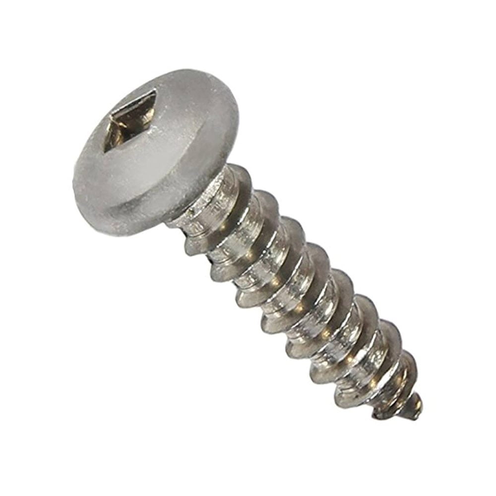 Phillips Drive Bright Finish Stainless Steel 410 Full Thread #8 x 1 Pan Head Self Drilling Tek Screws Self-Drilling Quantity 100 Pieces by Fastenere