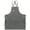 Gray, variant on FunChaos Canvas Chef Aprons for Men Women, Adjustable Strap Aprons with 3 Pockets for Kitchen Grilling, Cooking, Black