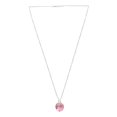 thumbnail image 5 of Juego de aretes y cadena ZVEZDA con dije corte Classic plata mexicana ley .925 Rosa, 5 of 5