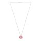 thumbnail image 5 of Juego de aretes y cadena ZVEZDA con dije corte Classic plata mexicana ley .925 Rosa, 5 of 5