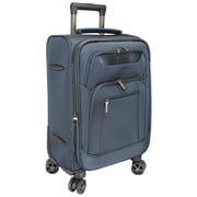 Dejuno Executive DJL 3-Piece Spinner Luggage Set With USB Port - Navy