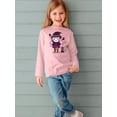 thumbnail image 2 of Cute Trick Or Treat Witch Long Sleeve Toddler -Image by Shutterstock,  3 Toddler, 2 of 4