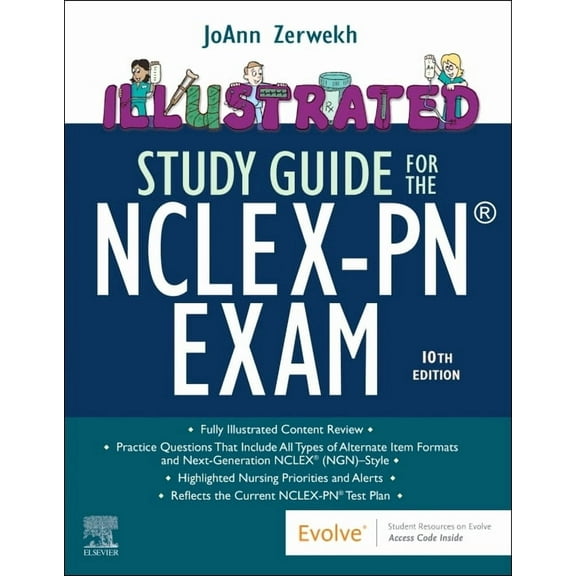 Illustrated Study Guide for the Nclex-Pn(r) Exam, (Paperback)