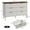 White, variant on Garvee Modern Fluted 6-Drawer Dresser with Gold Handles Curved Profile Wooden Storage Chest