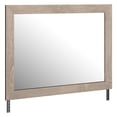 thumbnail image 1 of Benzara BM241904 Bedroom Mirror with Grains & Rectangular Encasing, Oak Brown, 1 of 1