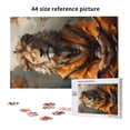 thumbnail image 6 of Naloa Jungle Meditating Lion Custom Puzzles Personalized Puzzle 1000 Pieces from Photo Custom Jigsaw Puzzle for Wedding, Graduation, (29.5×19.7in, Vertical), 6 of 9