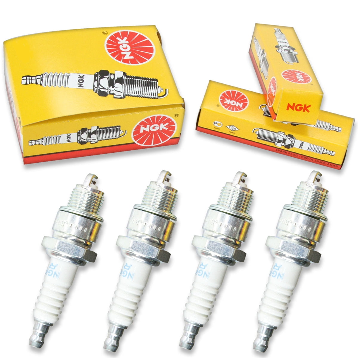NGK 4 Pc 3133 Standard Spark Plugs BPZ8HS-10